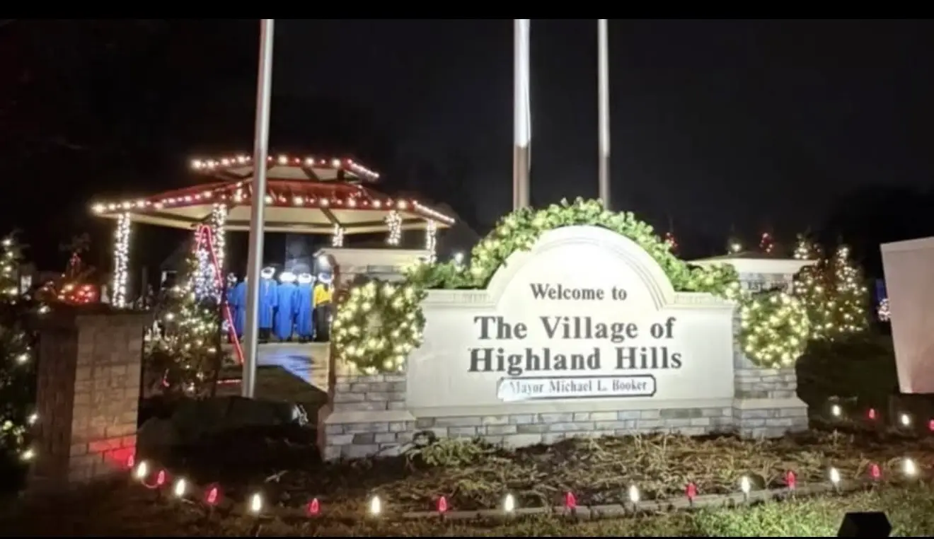 Christmas light installation by Winter Glow Holiday Lights